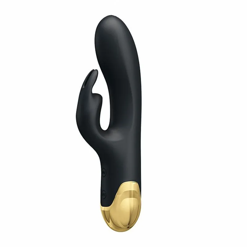 Pretty Love Double Royal Pleasure Vibrador com 7 Modos de Vibração 24k Gold Sexy Import