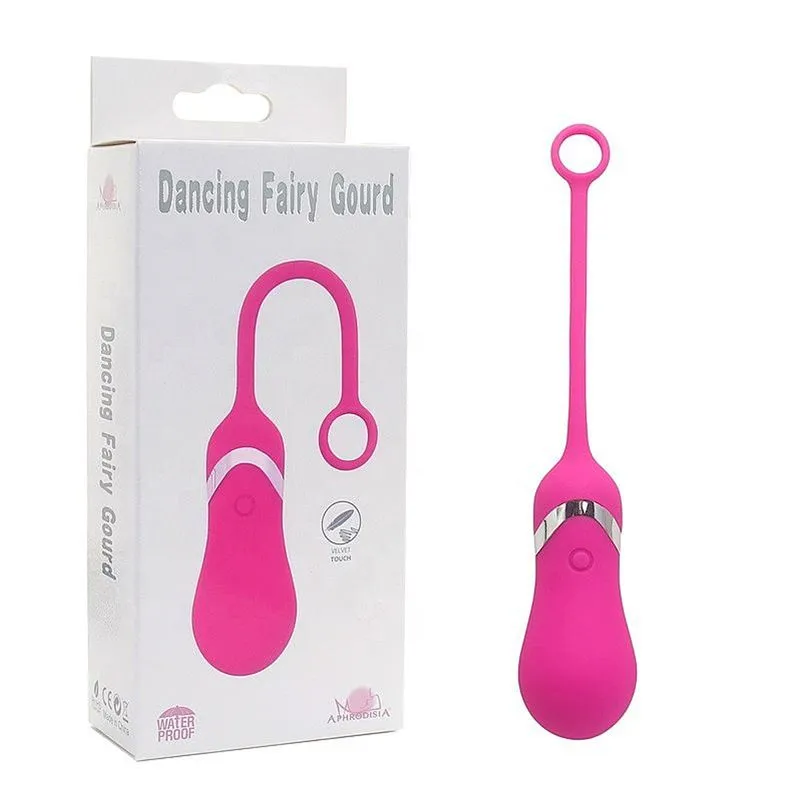 Bullet dancing Fairy Gourd Vibrador Silencioso com 10 Modos de Vibração Sexy Import