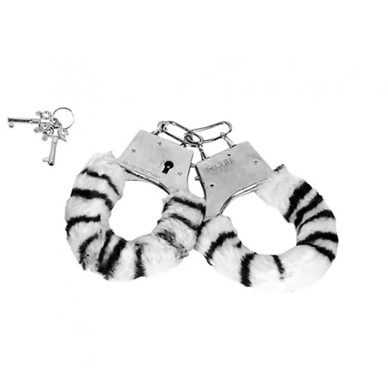 Algemas de Metal Revestida com Pelúcia Fur Love Cuffs Vip Mix