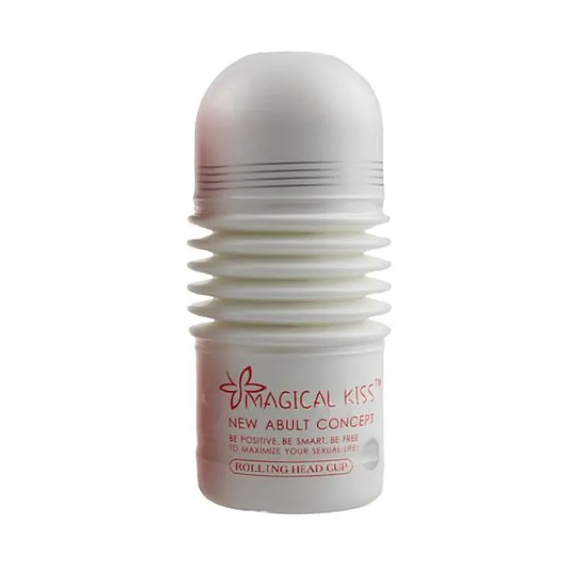 Magical Kiss Rolling Head Cup Masturbador Vagina Sanfonado Sexy Import