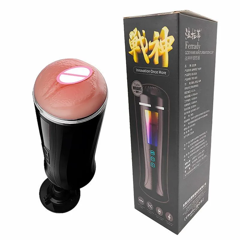 Ferrady God War Innovation Once More Maturbador Lanterna em Cyberskin com Som Sexy Import