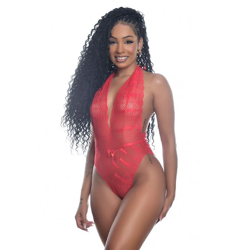 Body Tailandes em Renda Yully Lingerie