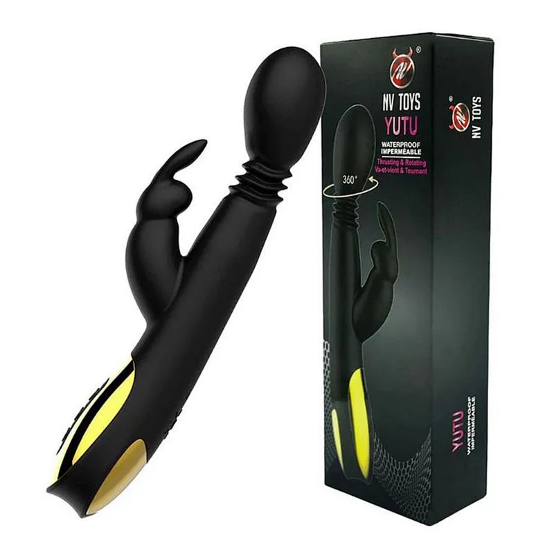 NV Toys Yutu Vibrador Ponto G e Clitóris Vai e Vem Rotativo com 10 Níveis de Vibrador Sexy Import