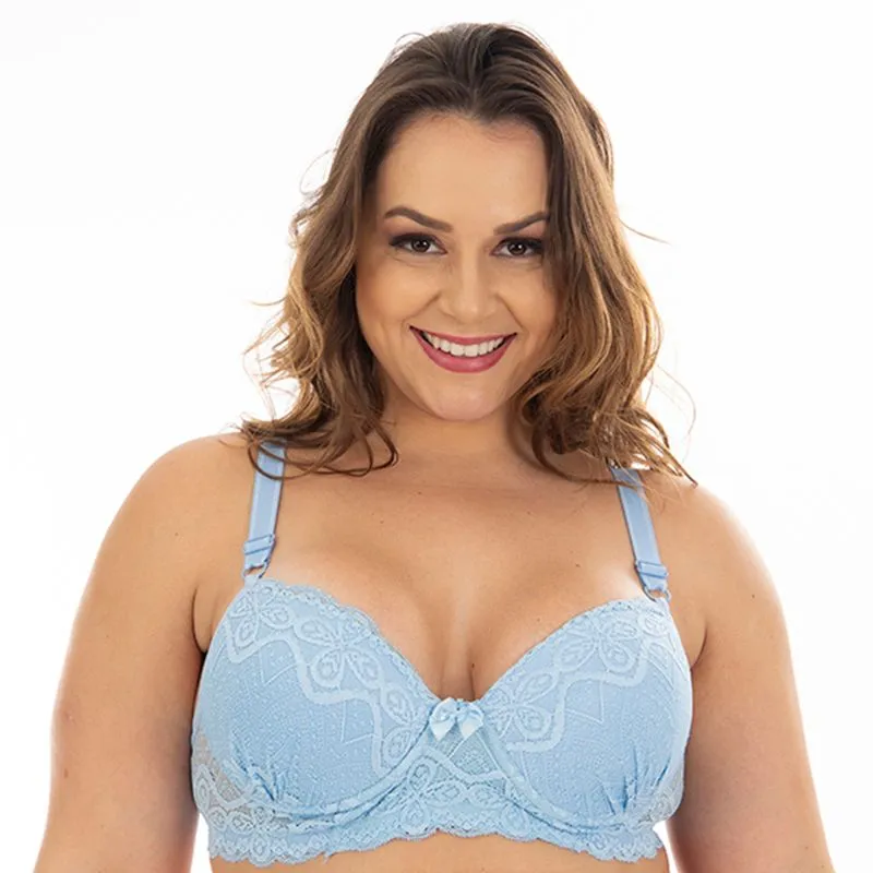 Sutiã Luciene em Renda Plus Size Patitex