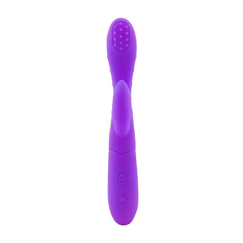 Flat Vibrador Ponto G com 10 Modos de Vibração e Estimulador de Clitóris Sexy Import