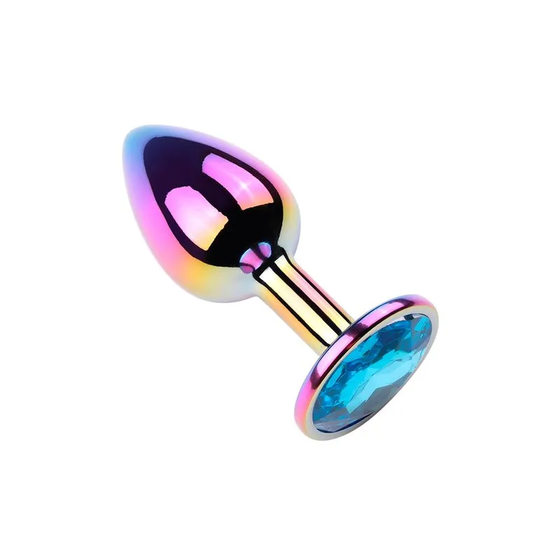 Plug Anal Colorido com Pedra Redonda Vip Mix