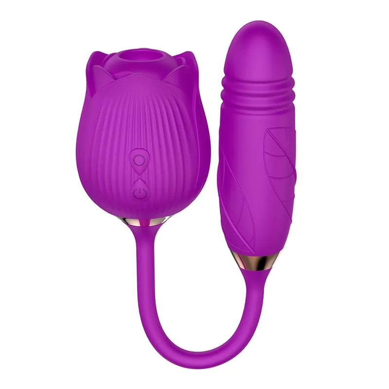 Vibrador Duplo com 10 Modos de Vibração, Pulsação e Vai e Vem Vip Mix