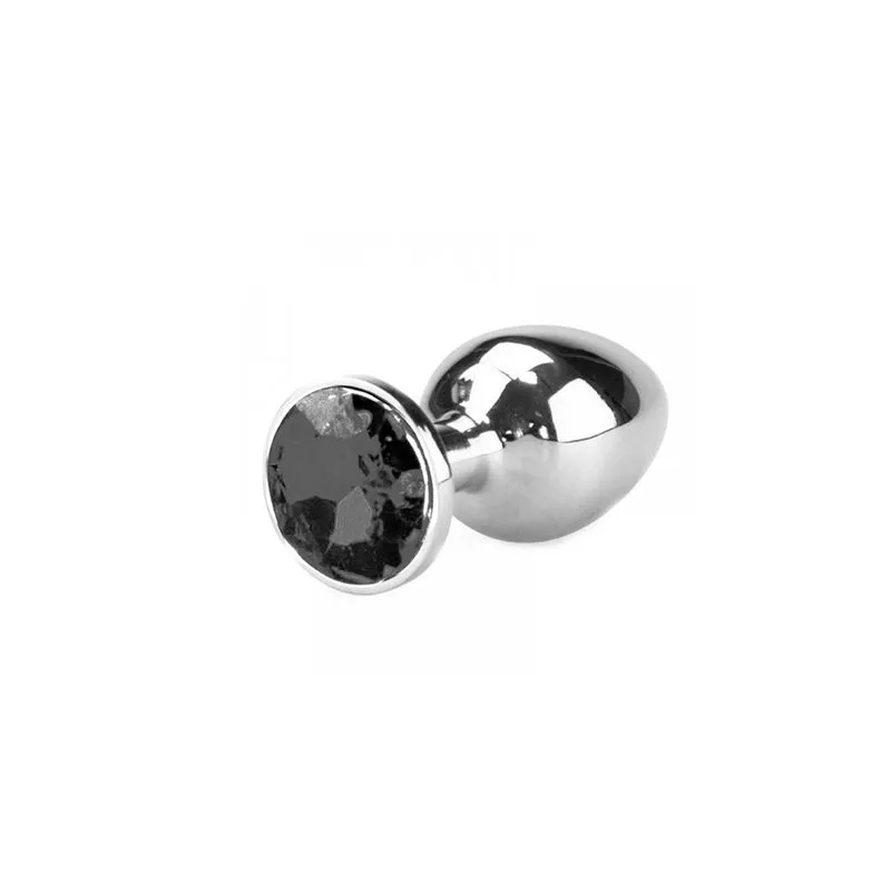 Plug Anal em Alumínio com Pedra em Cores Diversas Vip Mix Plug em Metal Pequeno com Pedra em Cores Diversas Vip Mix
