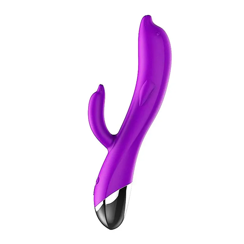 Vibrador em Formato de Golfinho com Estimulador de Clitóris com 6 Modos de Vibração Sexy Import