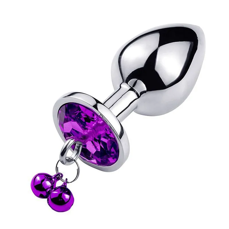 Plug Anal de Aço com Sino Tamanho M Sexy Import