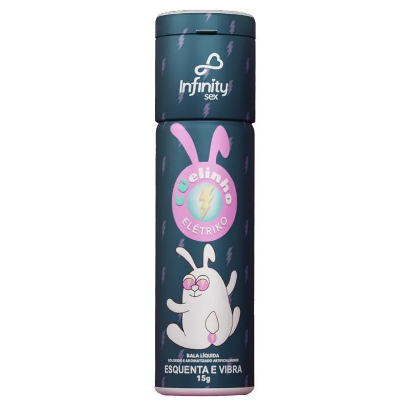 Cúelinho Eletriko Bala Líquida Esquenta e Vibra 15g Infinity Sex