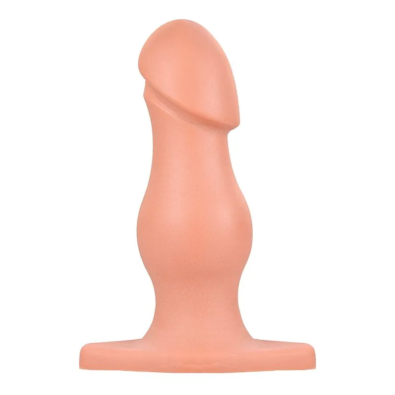 Plug em Formato de Pênis Realístico Grande 16cm em Cyber Line Dominatrixxx Plug em Formato de Pênis Bege Realístico Grande 16cm em Cyber Line Dominatrixxx