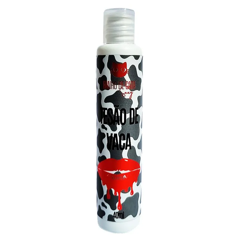 Tesão de Vaca Gel de Massagem Beijável Linha Tesão 40 ml Banho de Gata