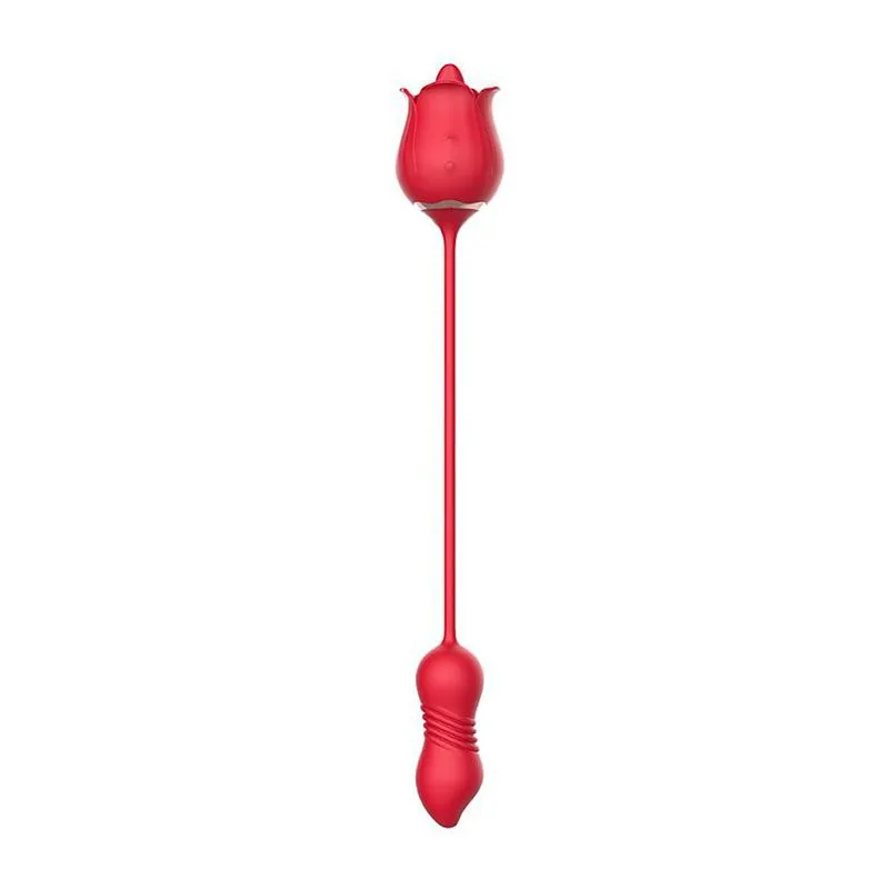 Rose Pro 7 Estimulador de Clitoris e Ponto G com 9 Modos de Vibração e Lingua Sexy Import