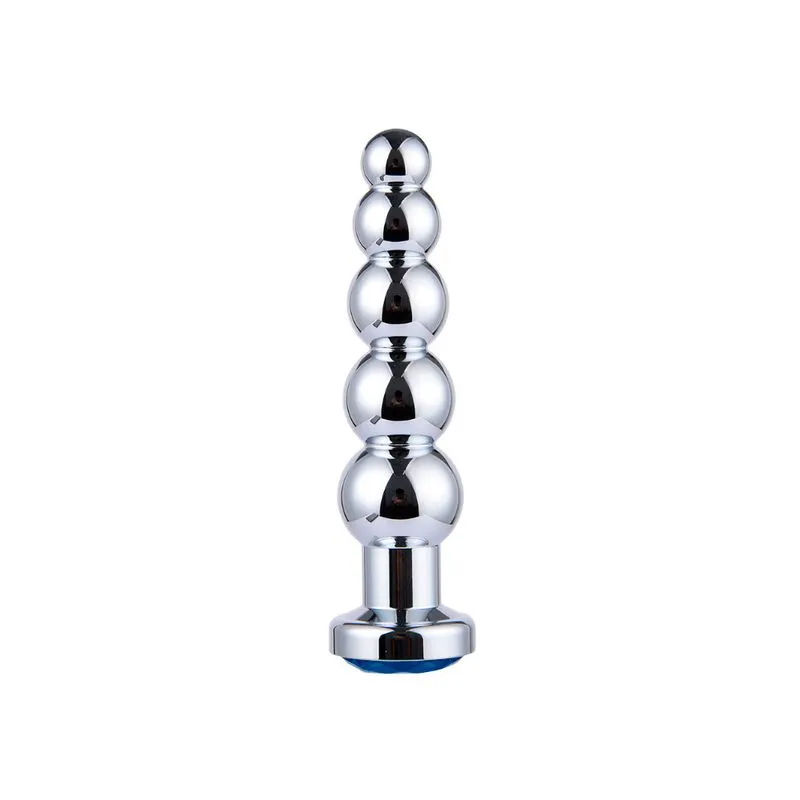 Plug Anal com Esferas Massageadoras de Aumento Gradual Vip Mix