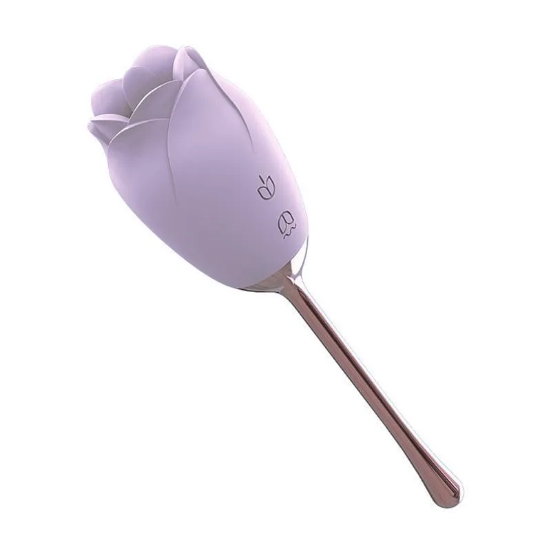 Succubus Estimulador de Clitóris em Formato de Rosa com 9 Modos de Vibração e Língua Sexy Import