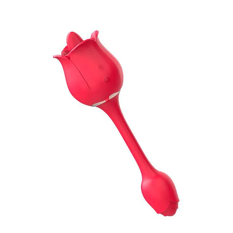 Rose Pro 5 Estimulador de Clitoris e Ponto G com 9 Modos de Vibração e Língua Sexy Import