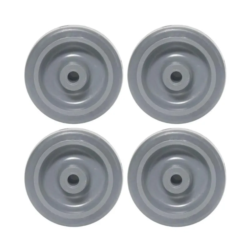 Roda 3 pol pvc Até 60kg 4 Unidades schioppa