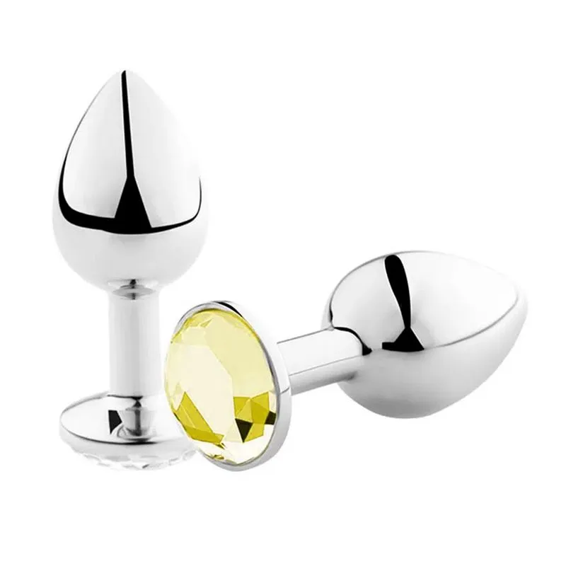 Plug Anal com Jóia em Aluminio Pequeno 3R Import
