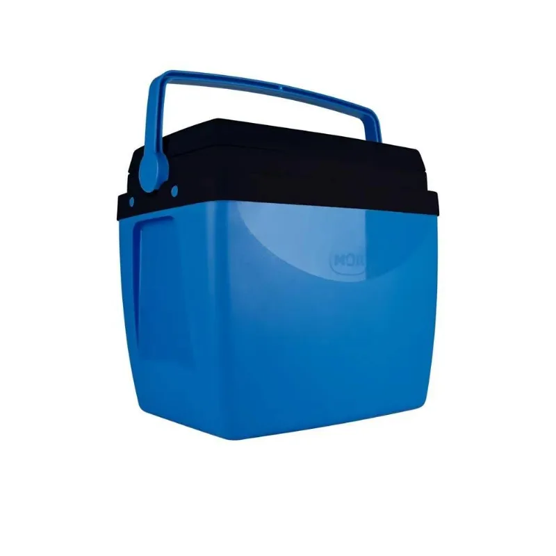 Caixa Térmica 34l Cooler Azul Com Preto 25108247 Mor