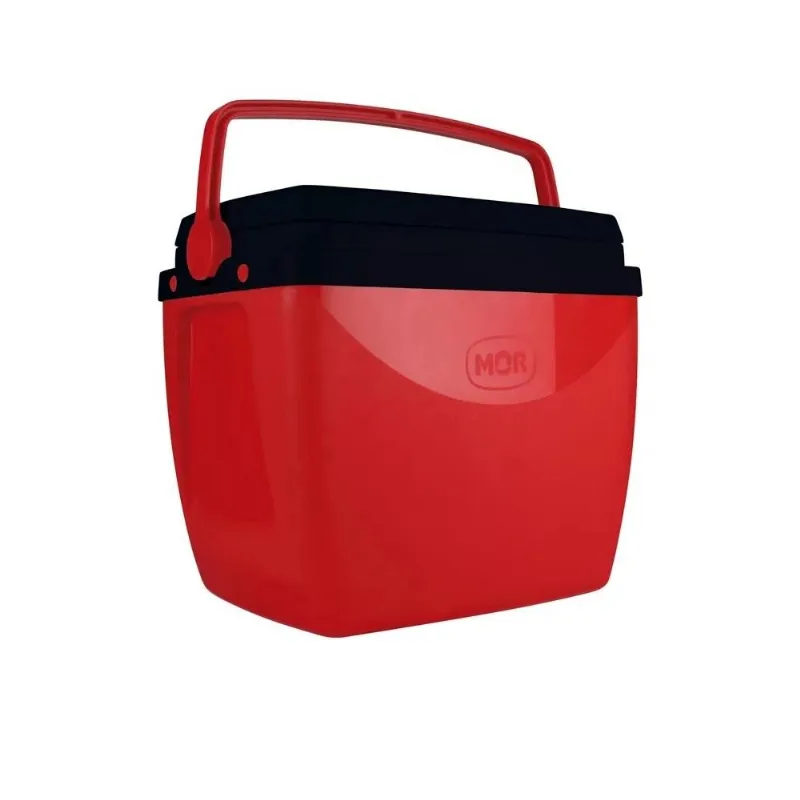 Caixa Térmica 34l Cooler Vermelho Com Preto 25108246 Mor