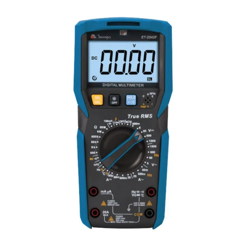 Multímetro Digital 6000 Contagens 600v Et-2042f Minipa
