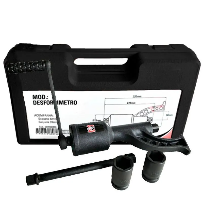 Desforcímetro 795kgf.m Com Maleta E Soquetes 32mm E 33mm Sgt-9811 Sigma