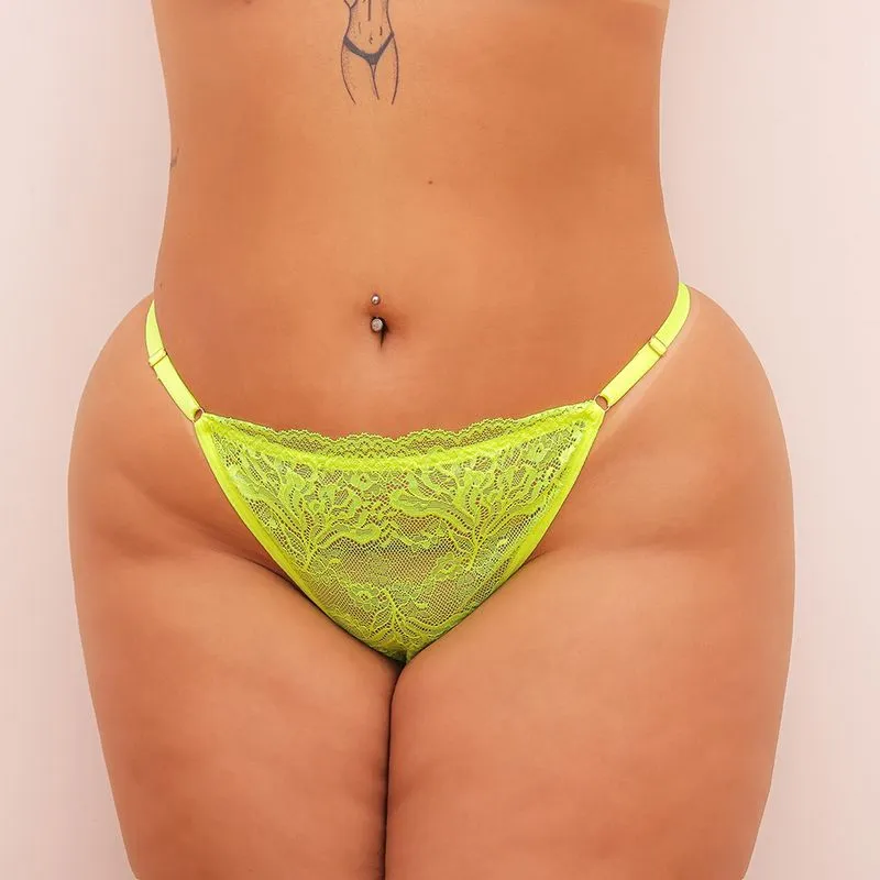 Calcinha Fio Plus "Tarada" com Strass Tallyta Moda Apimentada