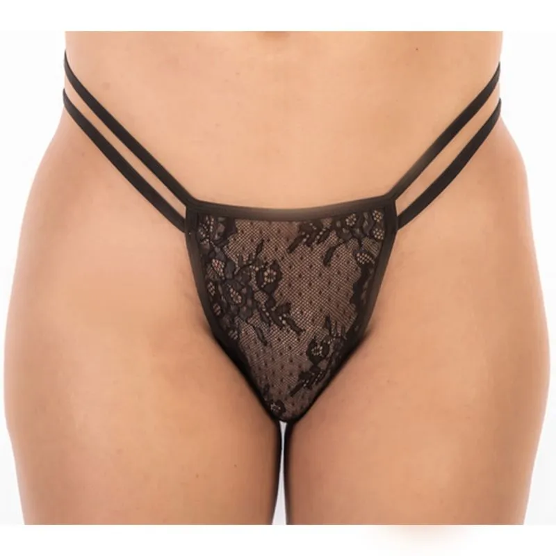 Cuelcinha Rendada com Lateral Dupla Tiffany Coleção Aquendar Pimenta Sexy