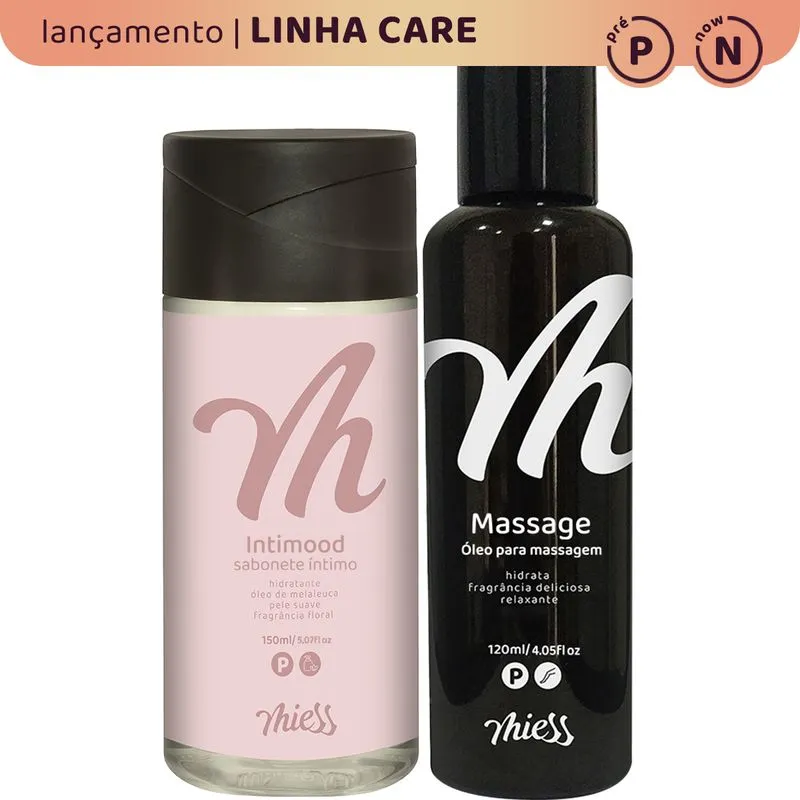 Kit Intimood e Massage Linha Care Miess