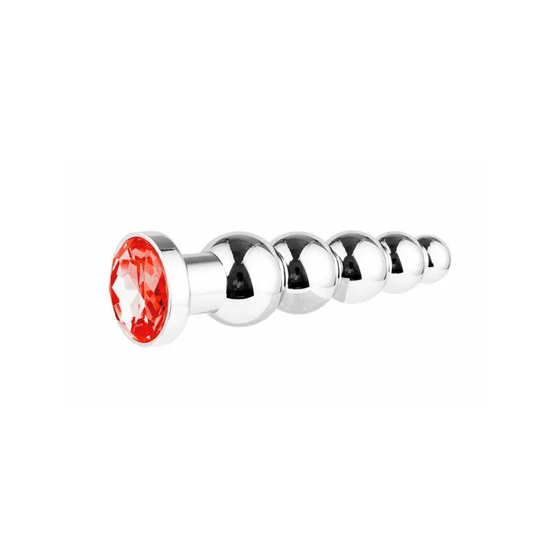 Plug Anal com Esferas Massageadoras de Aumento Gradual Vip Mix