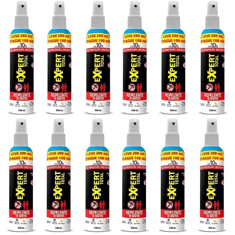 Kit 12 Repelentes P/ Insetos Spray 200ml 0063669 Nutriex