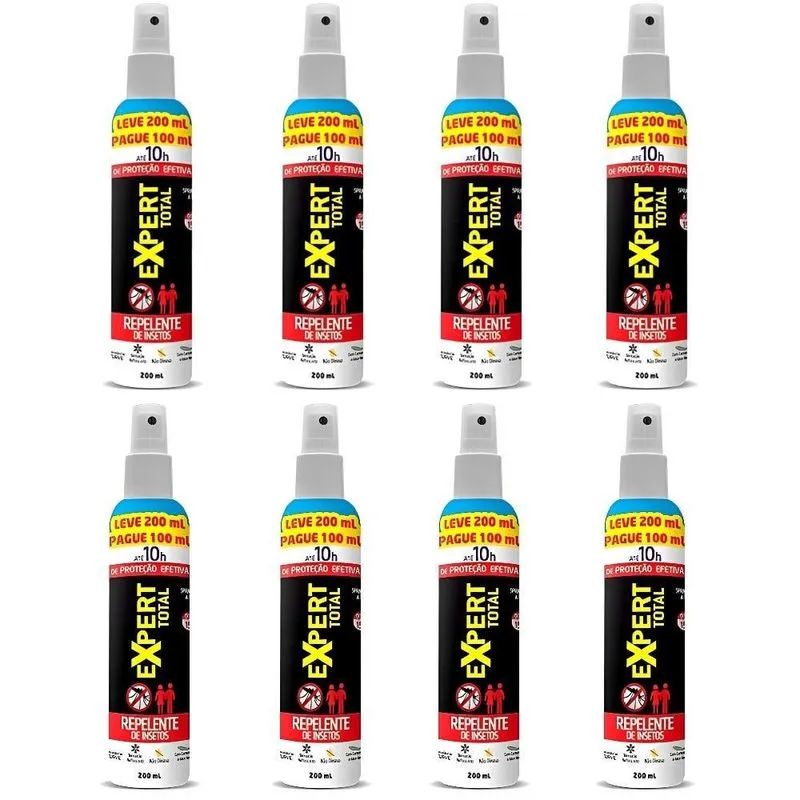 Kit 8 Repelentes p/ Insetos Spray 200ML 0063669 nutriex