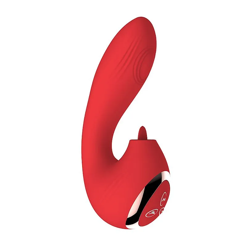 Low Vibrador de Ponto G e Clitóris com Estimulador e 10 Modos de Vibração e Pulsação Sexy Import