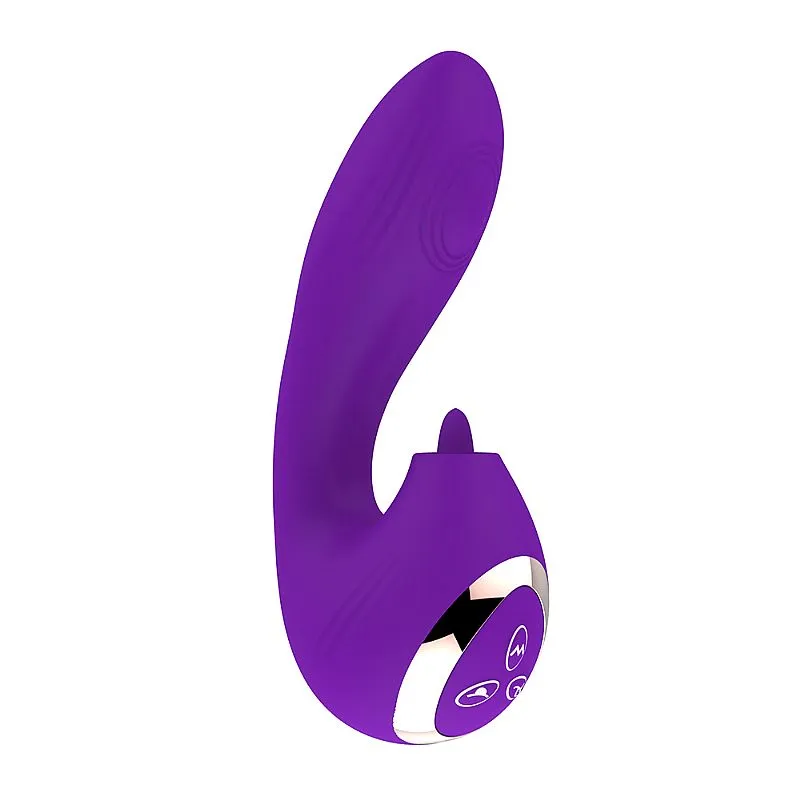 Low Vibrador de Ponto G e Clitóris com Estimulador e 10 Modos de Vibração e Pulsação Sexy Import