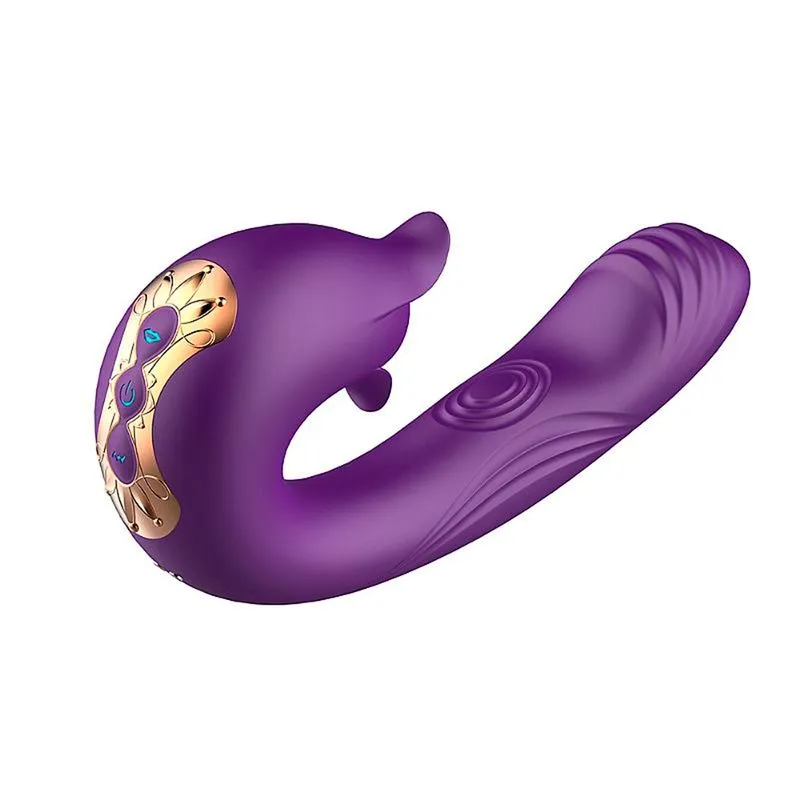 Low 2 Vibrador de Ponto G e Clitóris com Estimulador e 10 Modos de Vibração e Pulsação Sexy Import