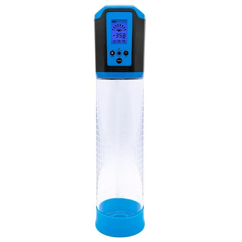 Bomba Peniana Automática Recarregável com Painel em LCD e 8 Modos de Intensidades Sexy Import