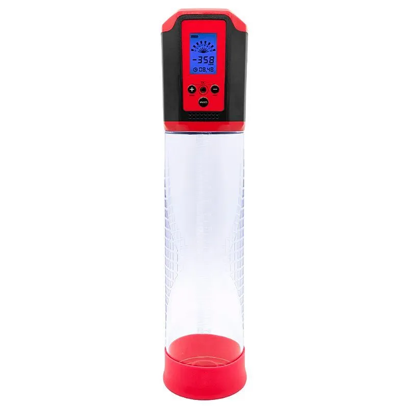 Bomba Peniana Automática Recarregável com Painel em LCD e 8 Modos de Intensidades Sexy Import