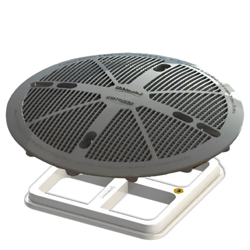 Grade 15cm x 15cm com Tampa Fundo de Piscina sodramar