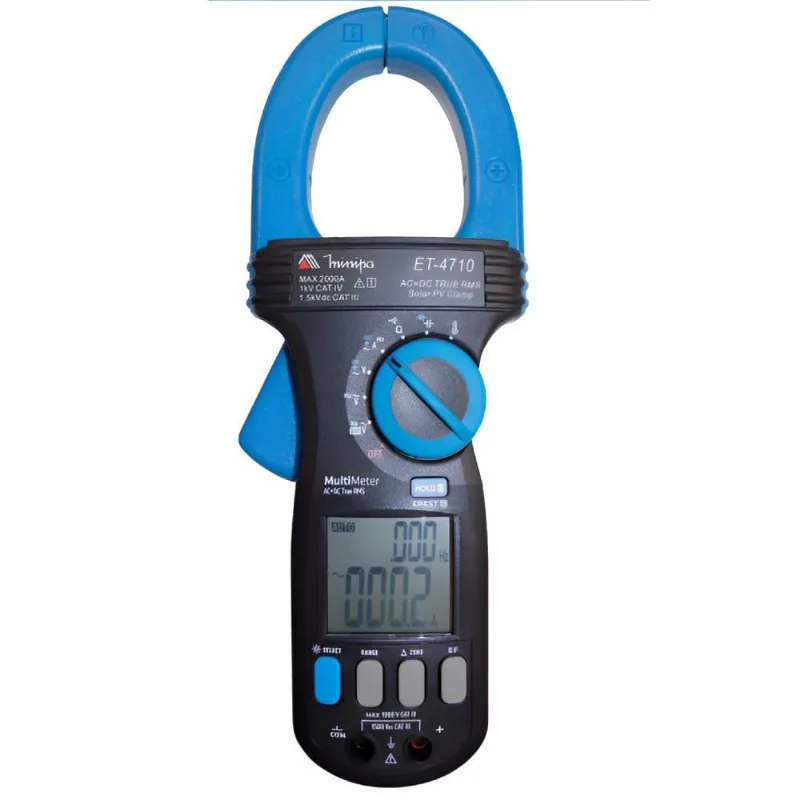 Alicate Amperimetro Digital para Painel Solar ET-4710 minipa