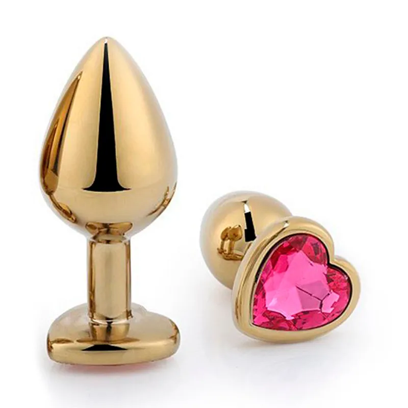 Plug Anal de Aço em Formato de Coração Tamanho G Sexy Import