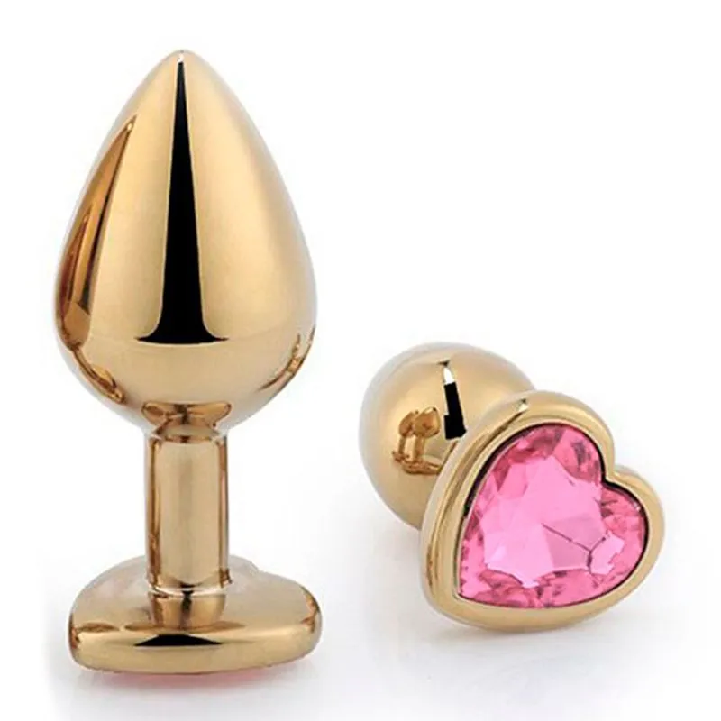 Plug Anal de Aço em Formato de Coração Tamanho G Sexy Import