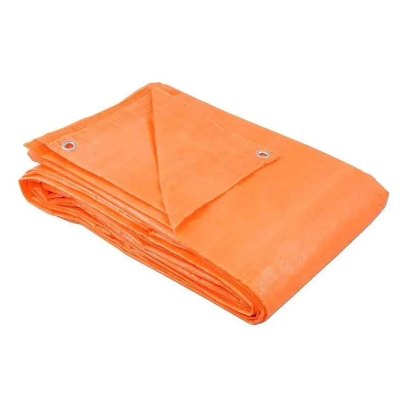 Lona Carreteiro Polietileno Laranja 8m x 6m NOVE54