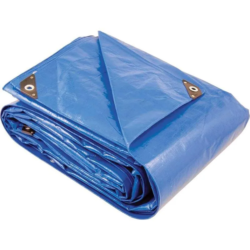 Lona Carreteiro Reforçada Azul 12m X 6m Vonder