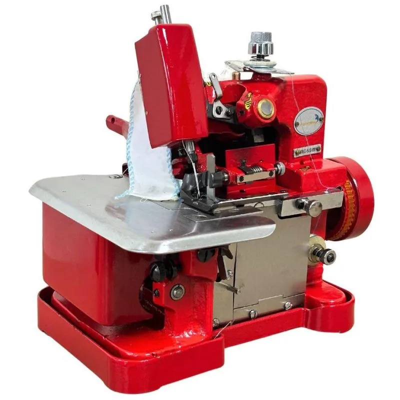 Máquina de Costura Portátil Overlock 150W Vermelha IMPORTWAY