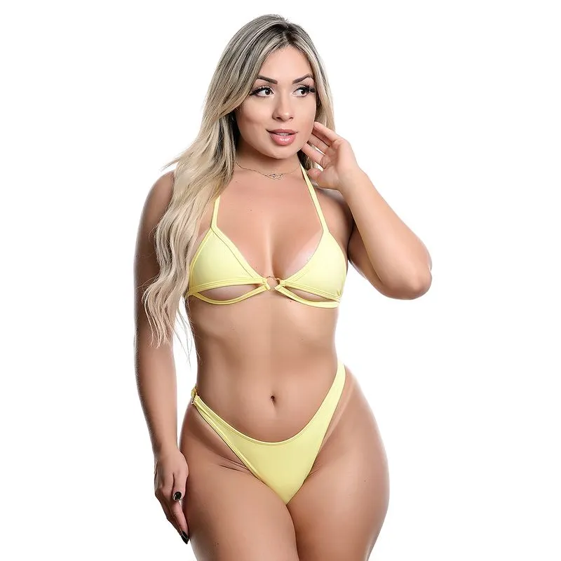 Biquíni com Detalhe de Coração / Argola Hot Love