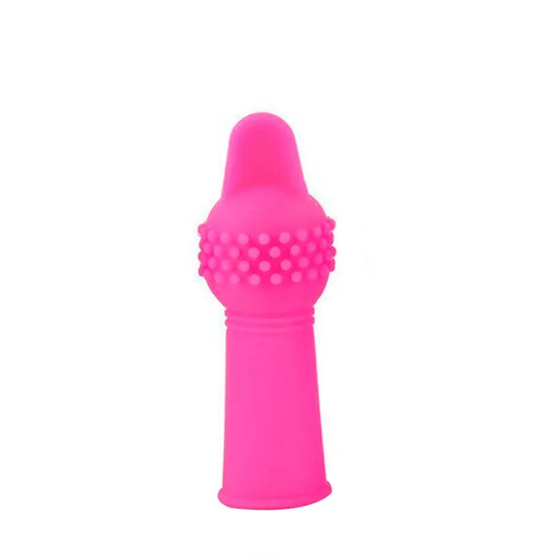 Dedeira Vibratória em Silicone com Saliências Massageadoras 3R Import