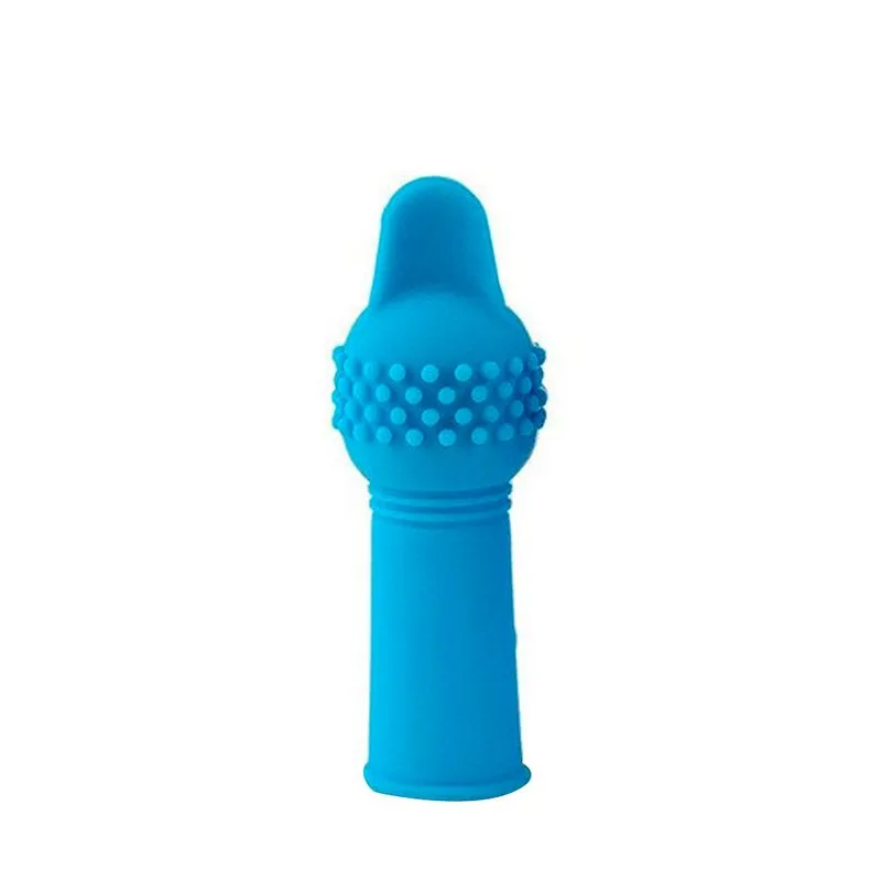 Dedeira Vibratória em Silicone com Saliências Massageadoras 3R Import
