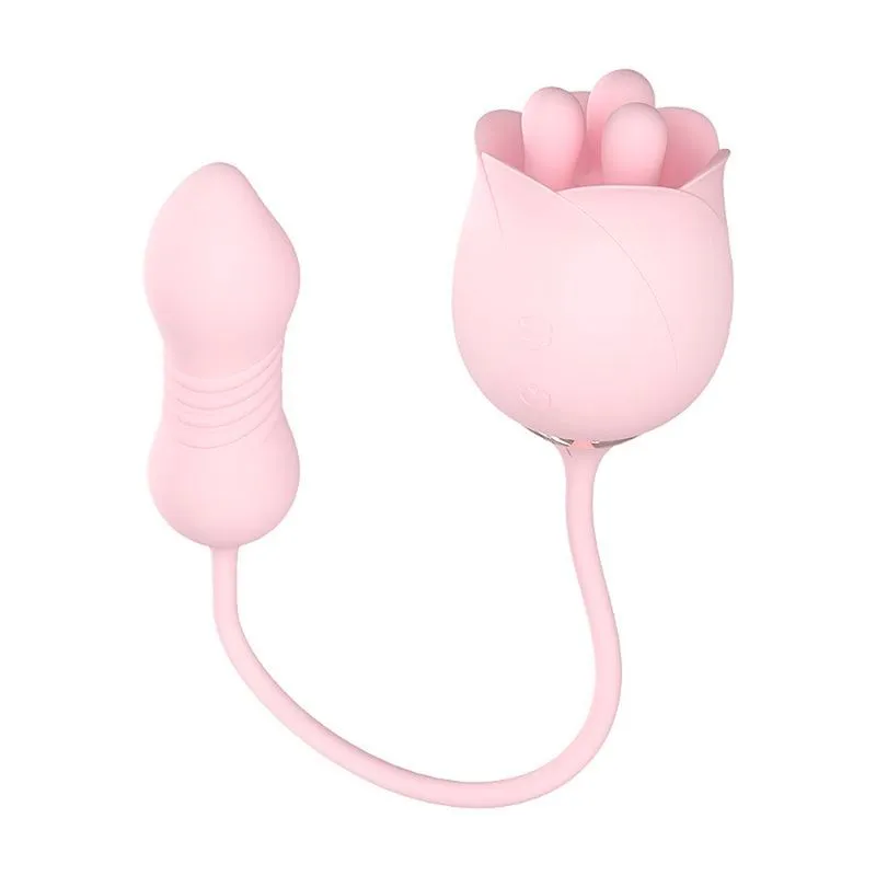 S-Hande Me Not 7 Estimulador Feminino Formato Rosa Modo Vai e Vem e 9 Níveis de Vibração Sexy Import