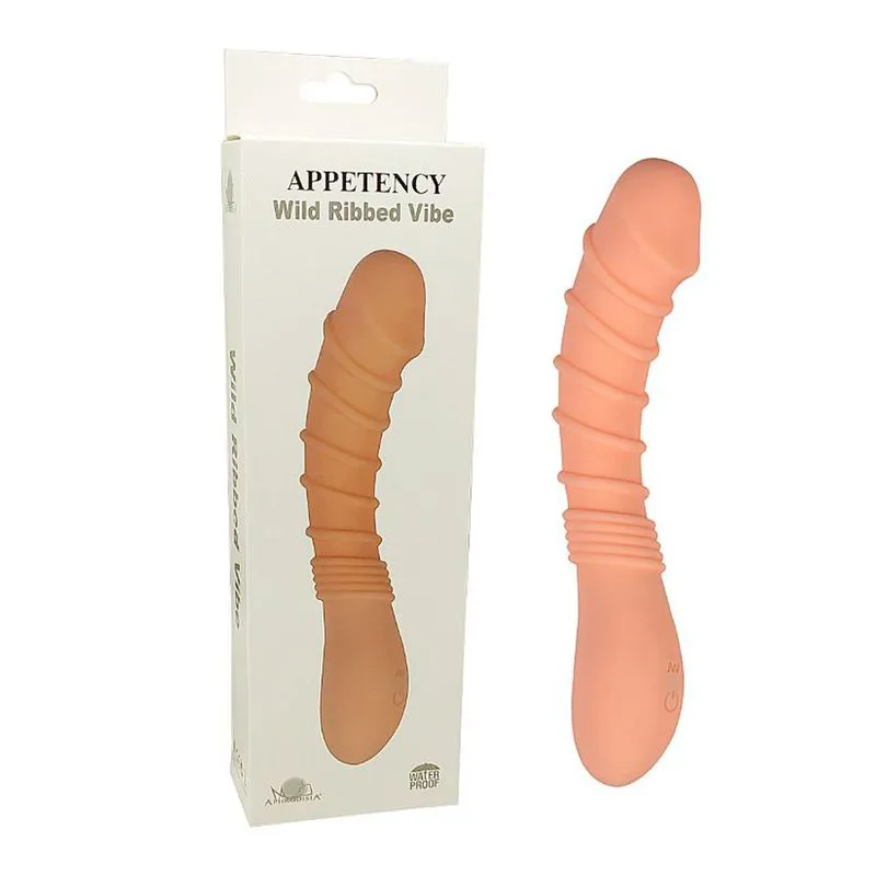 Appetency Wild Ribbed Vibe Vibrador Ponto G com Textura Anelar e 10 Modos de Vibração Sexy Import